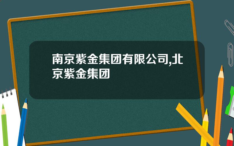南京紫金集团有限公司,北京紫金集团